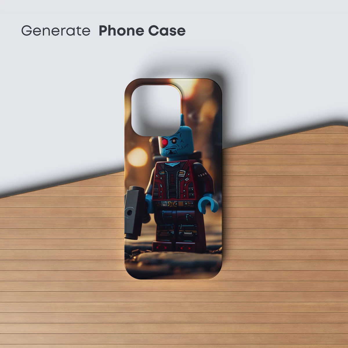 Cyberpunk LEGO Warrior: Neon-Infused Futurism - Image 3