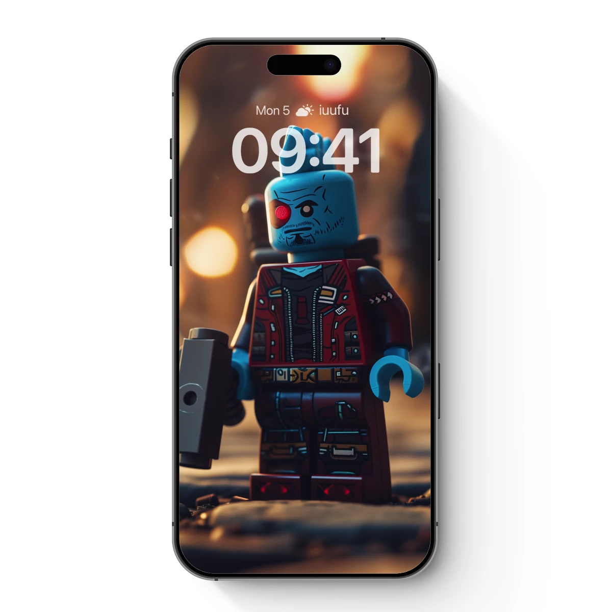 Cyberpunk LEGO Warrior: Neon-Infused Futurism