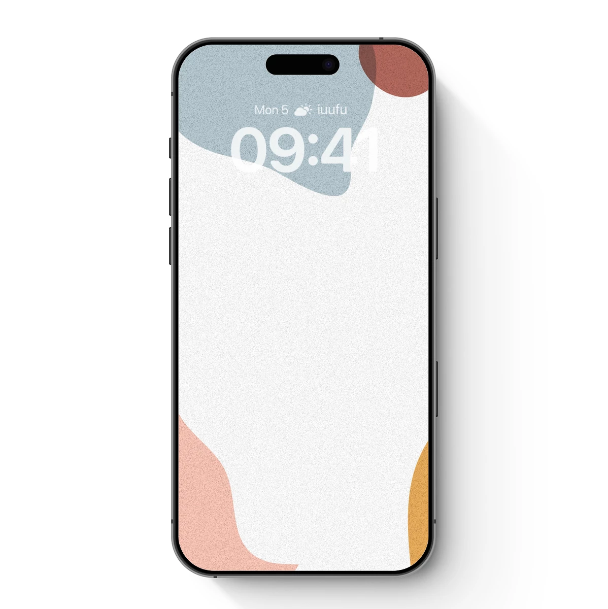 Abstract Color Harmony: Soft Shapes in Pastel Palette