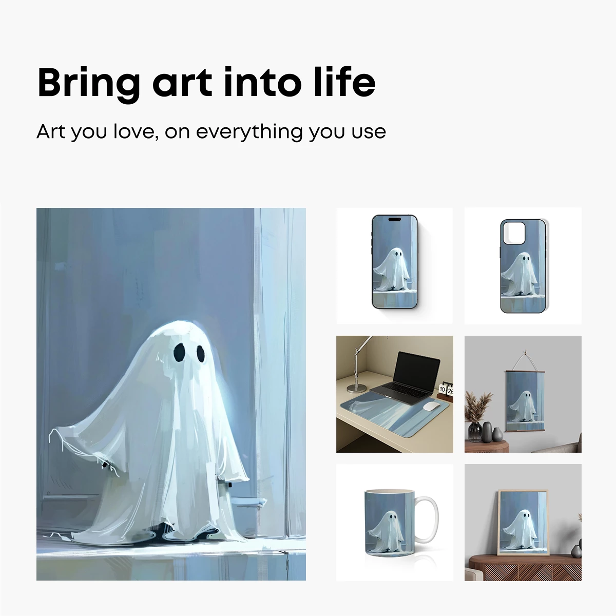 Ethereal Ghost in Urban Fog - Image 2