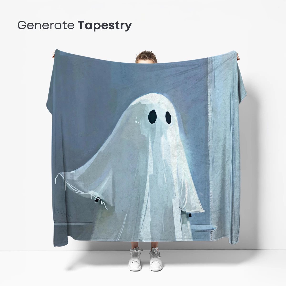 Ethereal Ghost in Urban Fog - Image 5