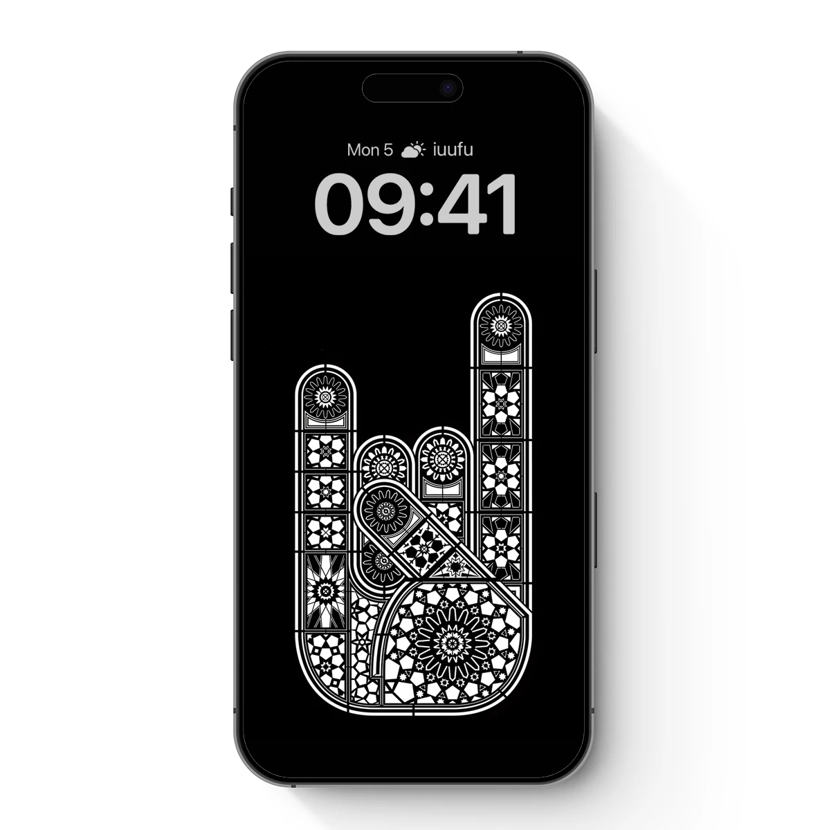 Arabesque Hand: Intricate Geometric Artistry