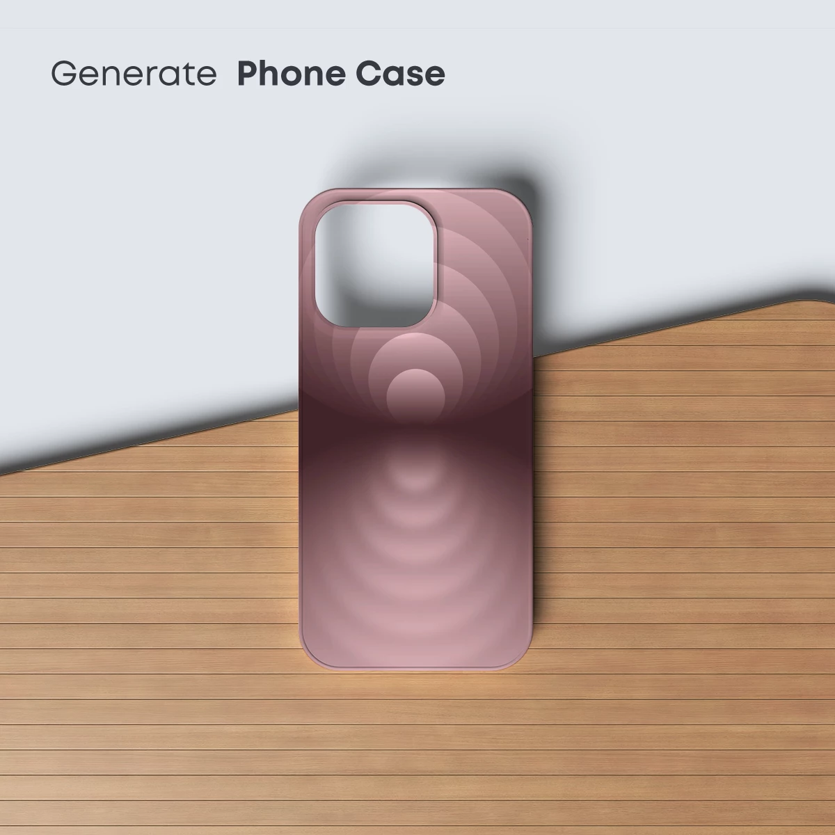 Echoes of Serenity: Concentric Circles in Soft Pink - Image 3