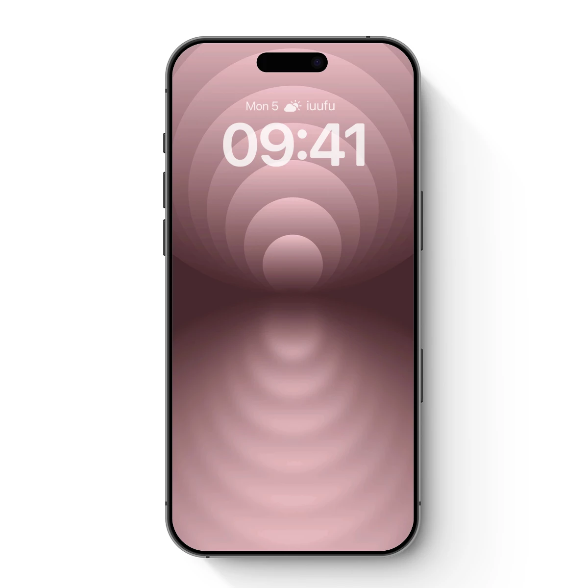 Echoes of Serenity: Concentric Circles in Soft Pink