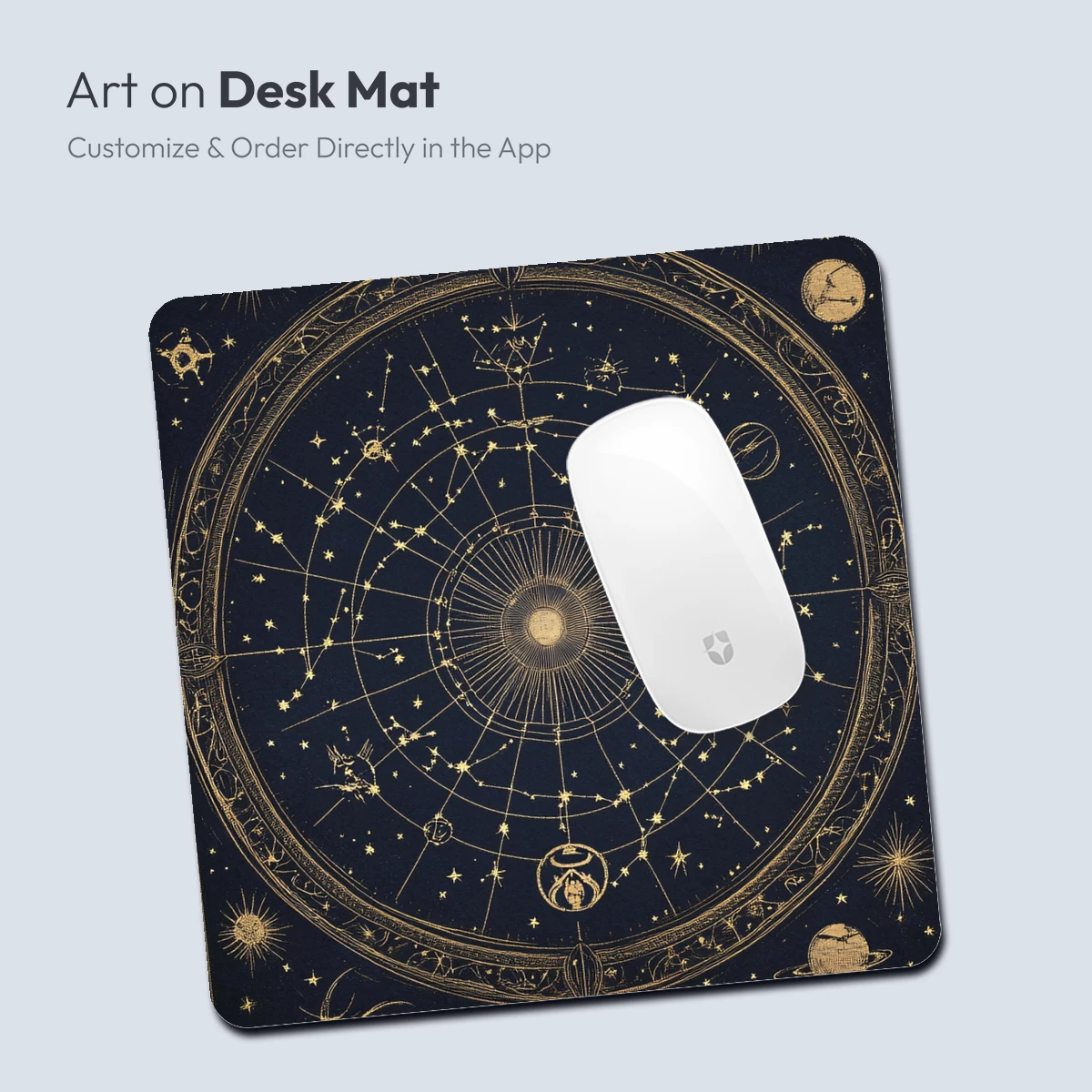 Celestial Atlas: Golden Stars and Planetary Dreams - Image 4