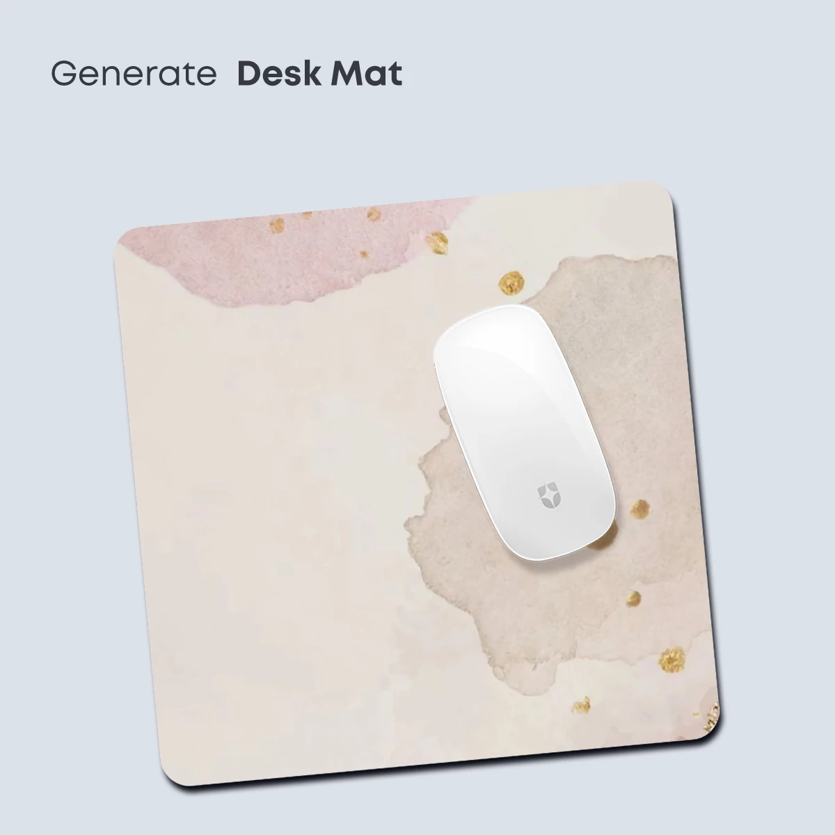 Golden Flecks on Blush Watercolor - Image 4