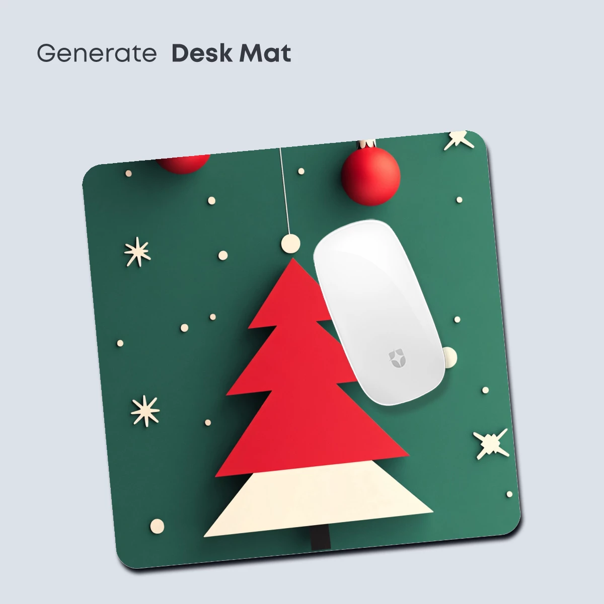 Geometric Christmas: Festive Red and Green Harmony - Image 4