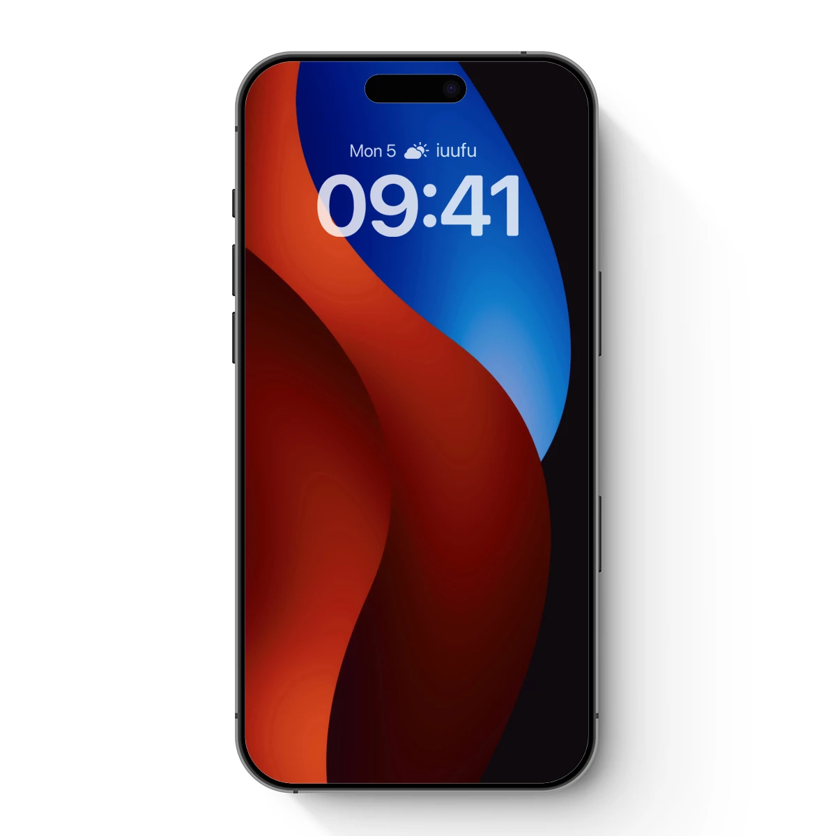 Abstract Fusion: Scarlet and Azure Waves