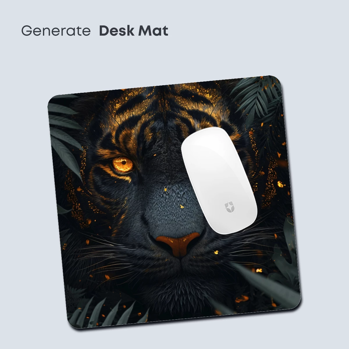 Golden-Eyed Tiger in Midnight Jungle - Image 4