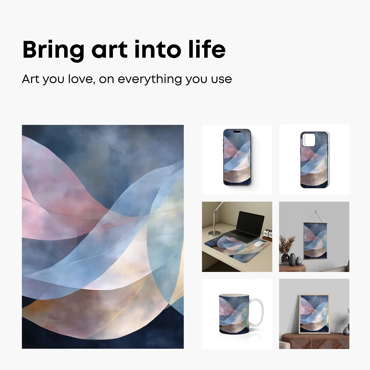 Interwoven Leaf Symphony: Ethereal Overlap in Nature's Palette