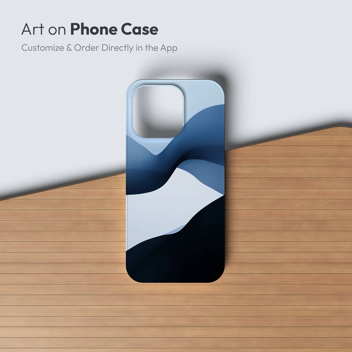 Ethereal Blue Waves: A Digital Minimalist Symphony - Image 3