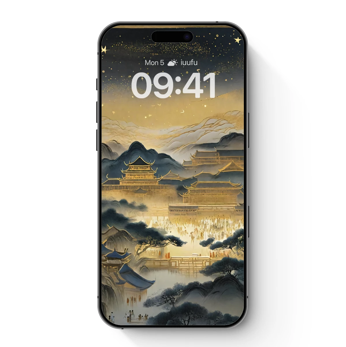 Eternal Palace Under Starlit Skies