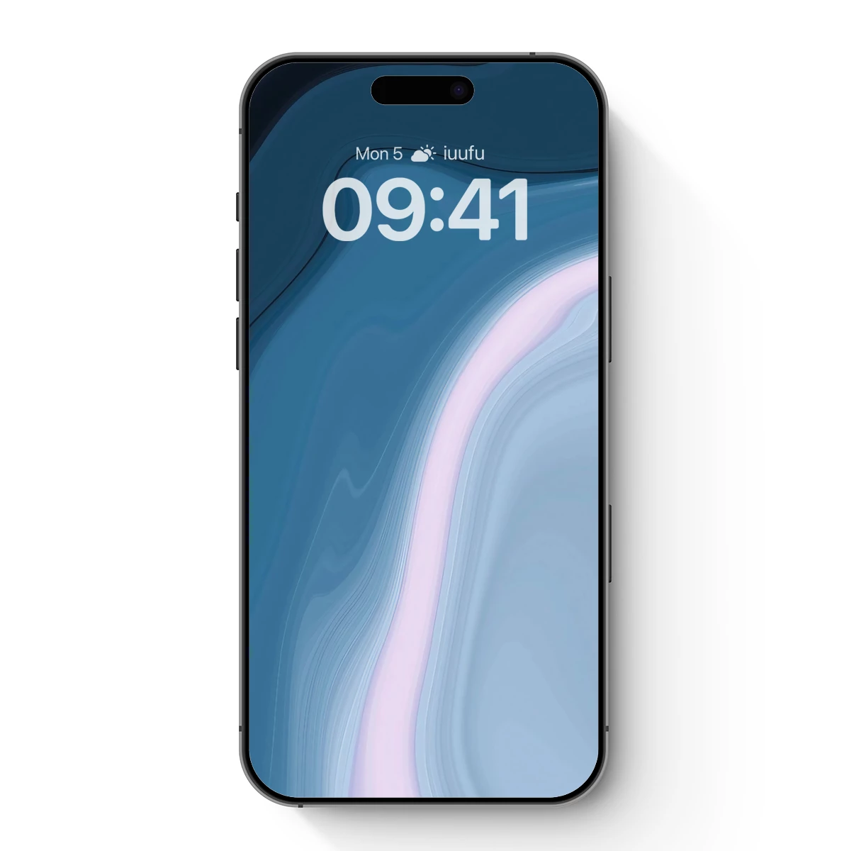 Fluid Blue Elegance: Abstract Waves in Motion