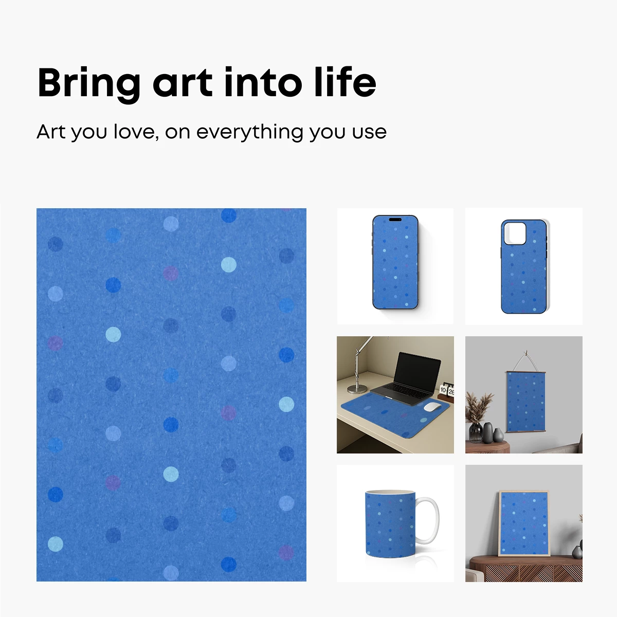Blue Polka Dot Symphony