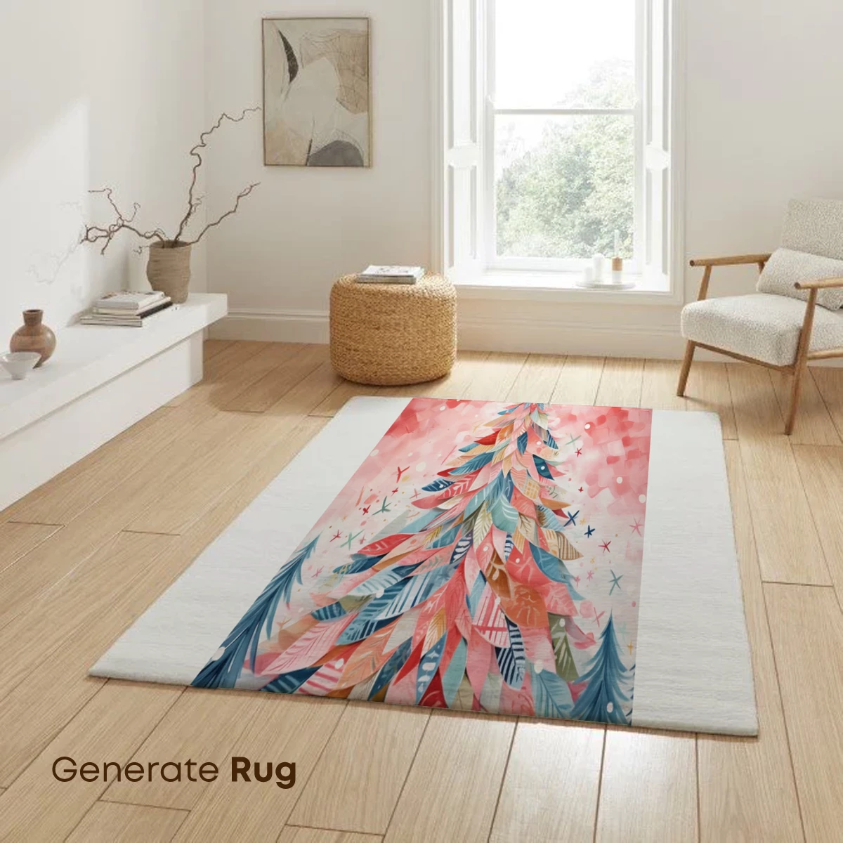 Dreamy Watercolor Christmas Tree - Image 6