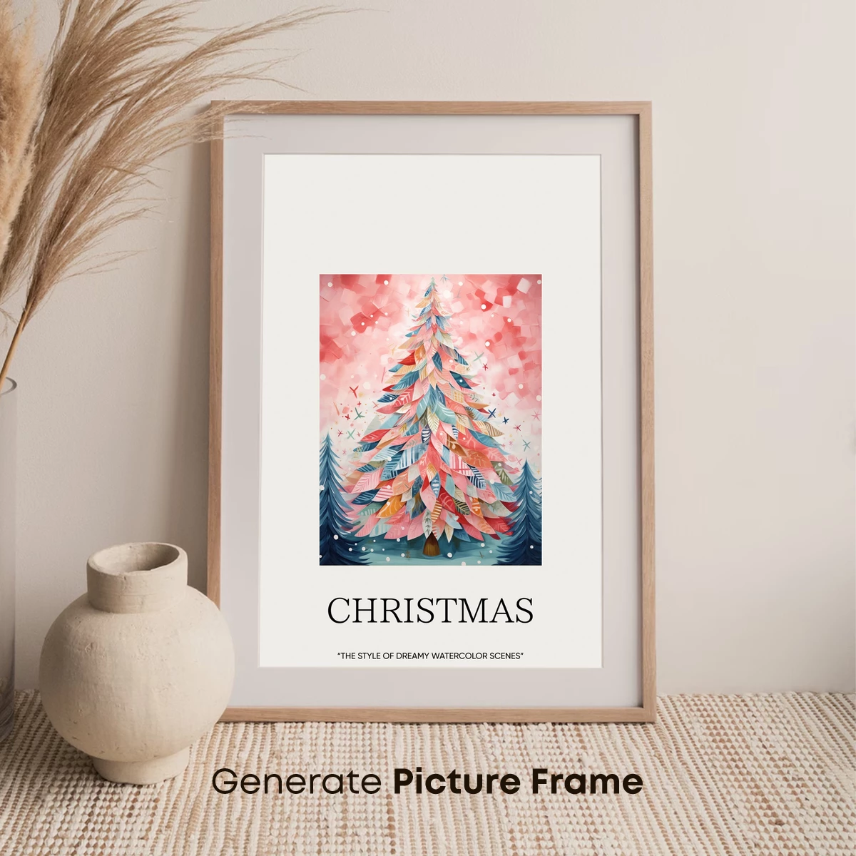 Dreamy Watercolor Christmas Tree - Image 7