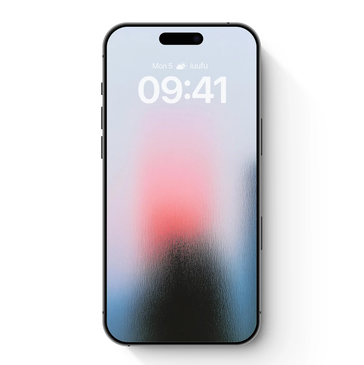 Frosted Sunset Glow: Abstract Light Play