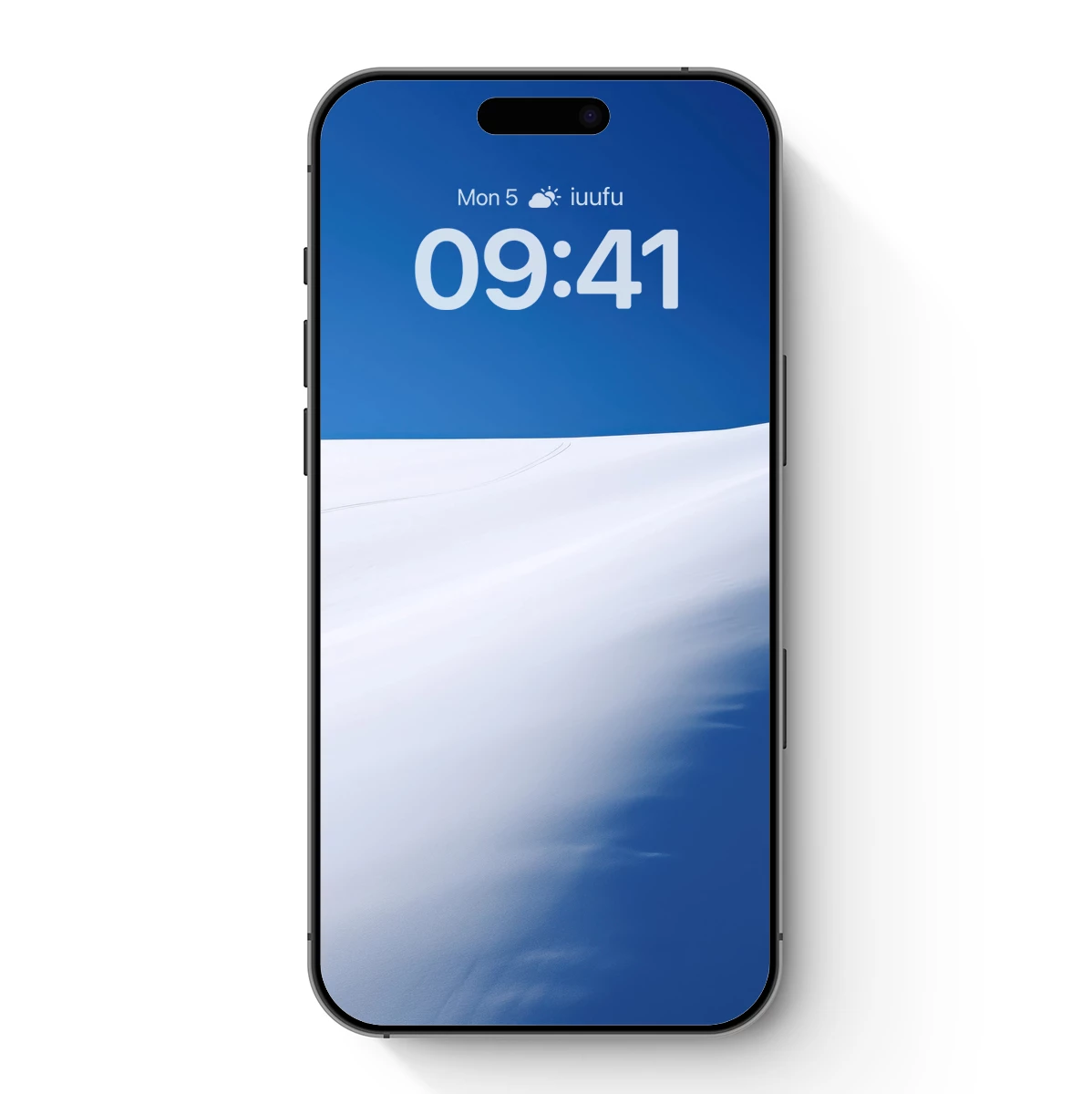 Eternal Snowscape: Serene Slopes Under Azure Skies