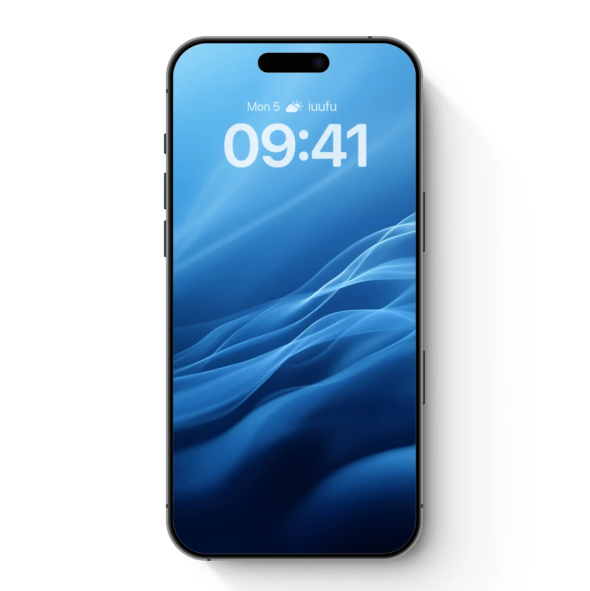 Blue Serenity Waves: Abstract Fluidity