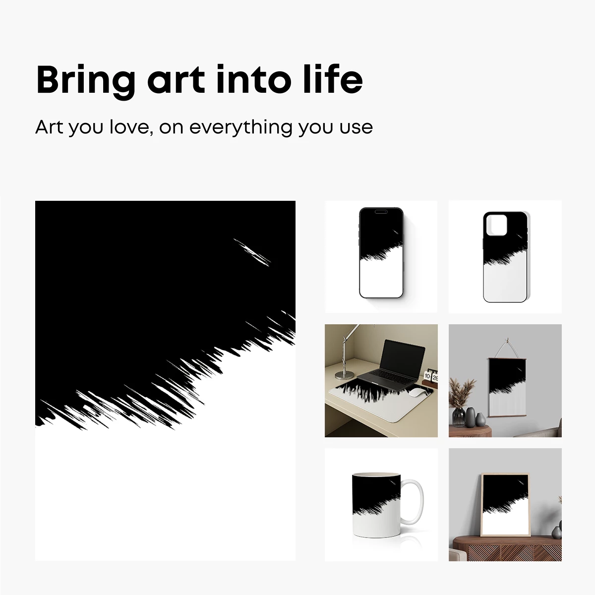 Abstract Brushstroke Divide - Image 2