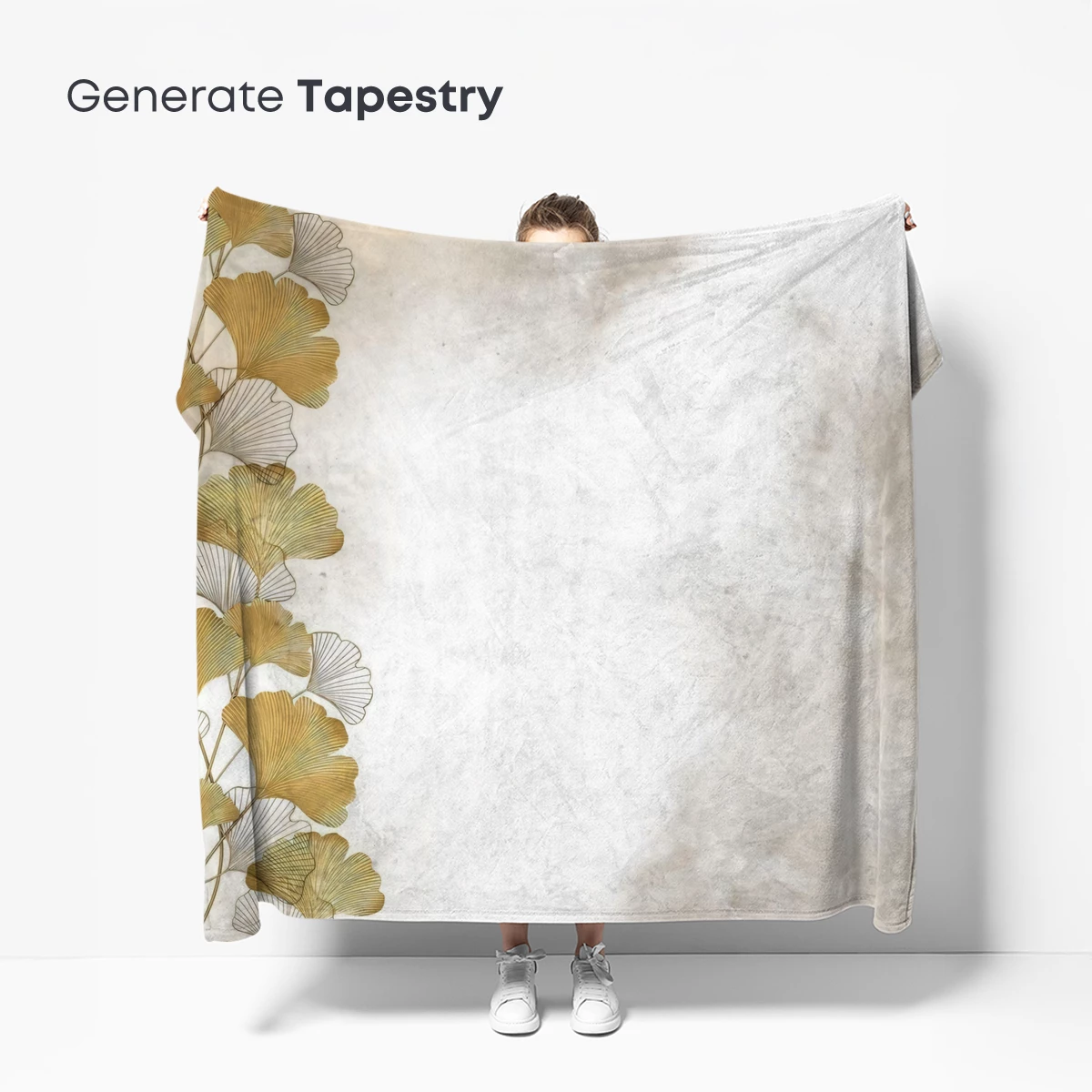 Golden Ginkgo Elegance: Zen Artistry - Image 5