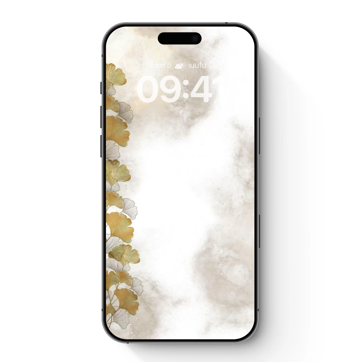 Golden Ginkgo Elegance: Zen Artistry