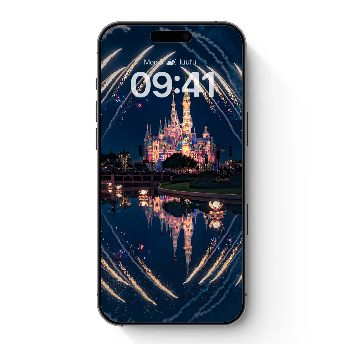 Enchanted Castle Under Fireworks Symphony