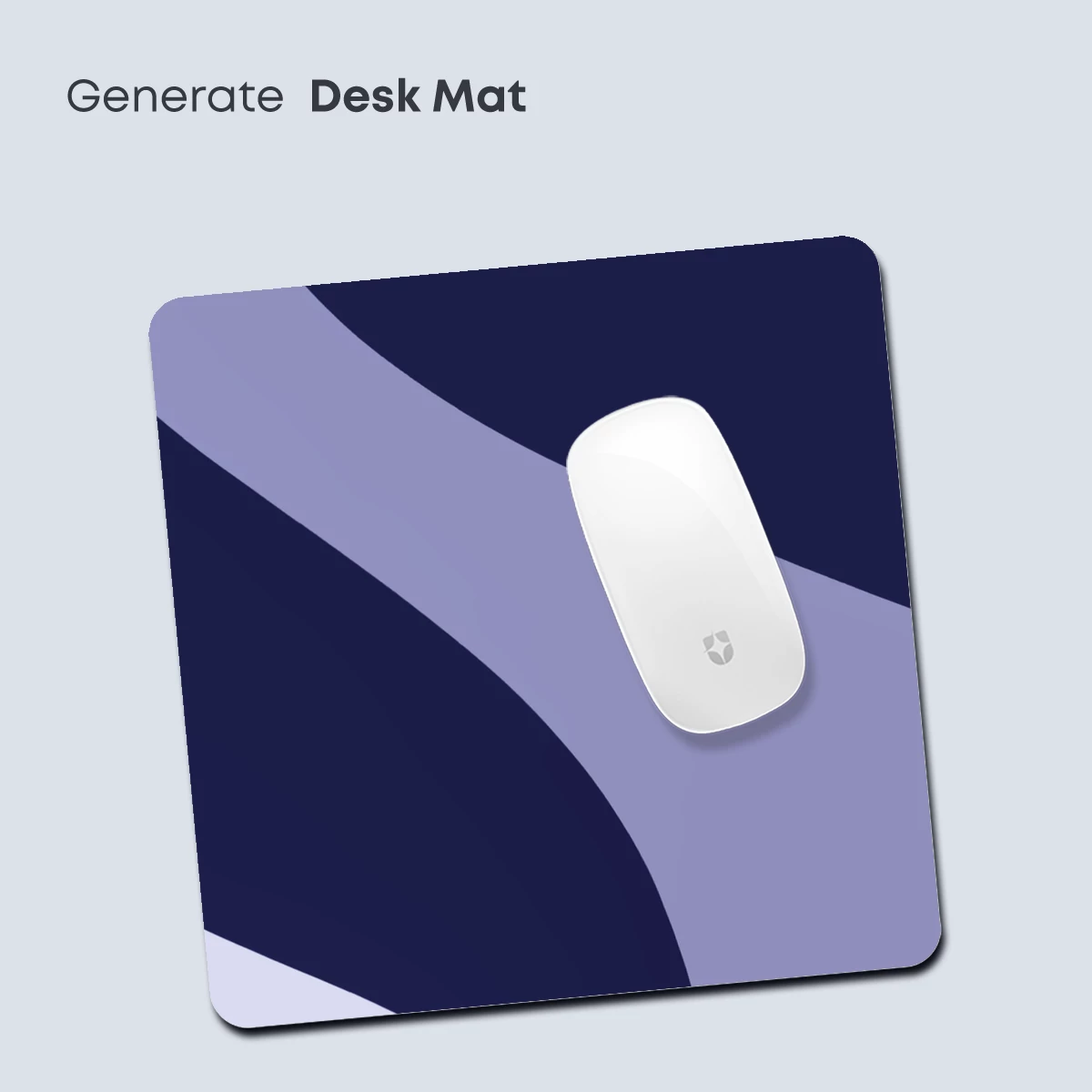 Abstract Flow: Navy and Lilac Harmony - Image 4