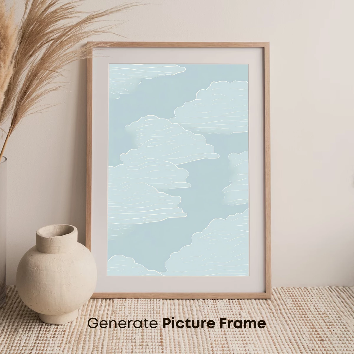 Ethereal Cloud Whispers: Minimalist Sky Art - Image 7