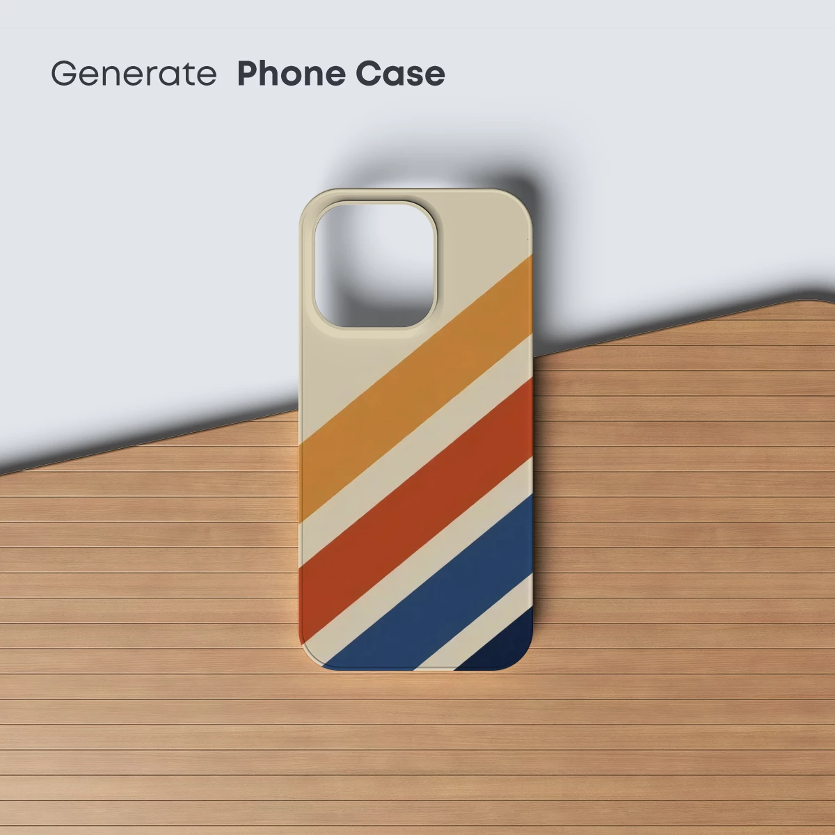 Diagonal Stripes in Warm Tones: A Modern Geometric Symphony - Image 3