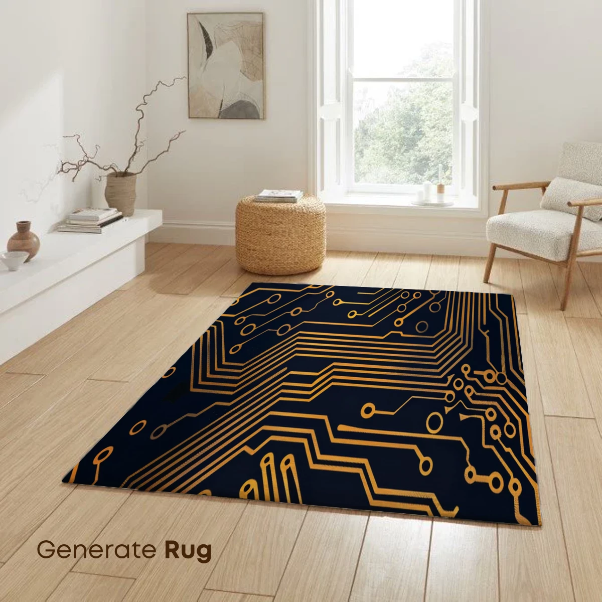 Golden Circuit Symphony: Tech Art Elegance - Image 6