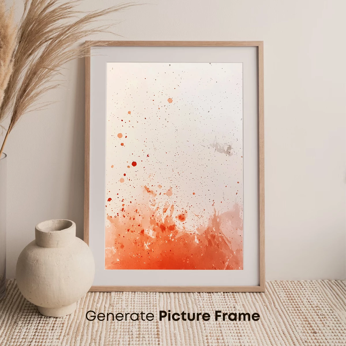 Crimson Splash: Abstract Ink Artistry - Image 7