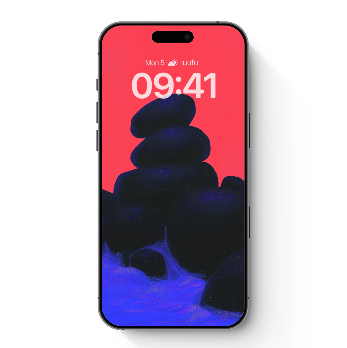 Cosmic Stones: Neon Tides and Stardust Dreams