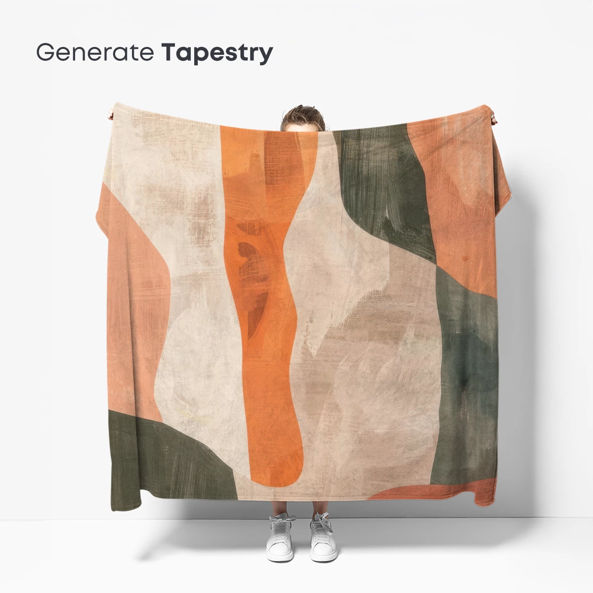 Abstract Terraforming: Earthy Tones Merge in Modern Canvas - Image 5