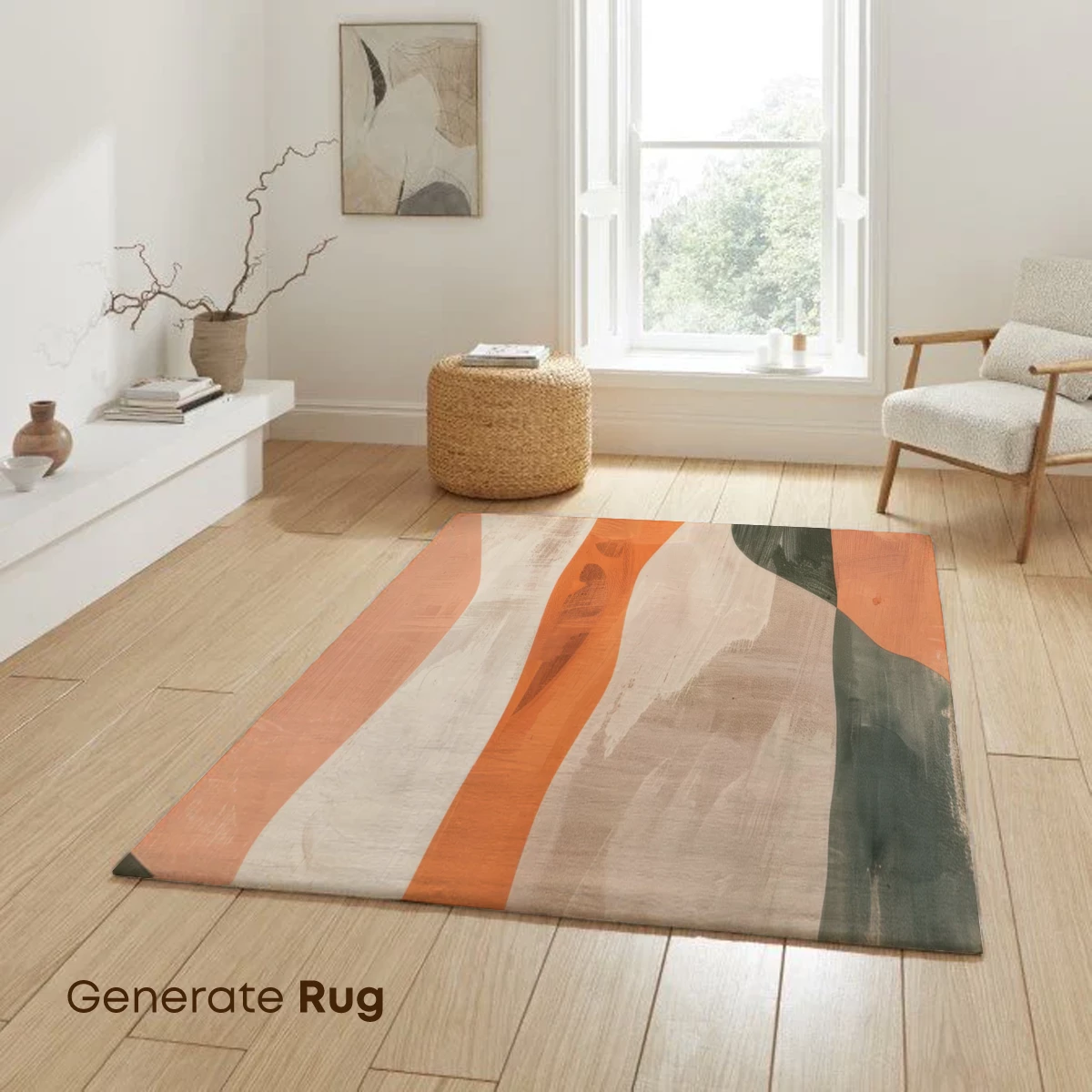 Abstract Terraforming: Earthy Tones Merge in Modern Canvas - Image 6