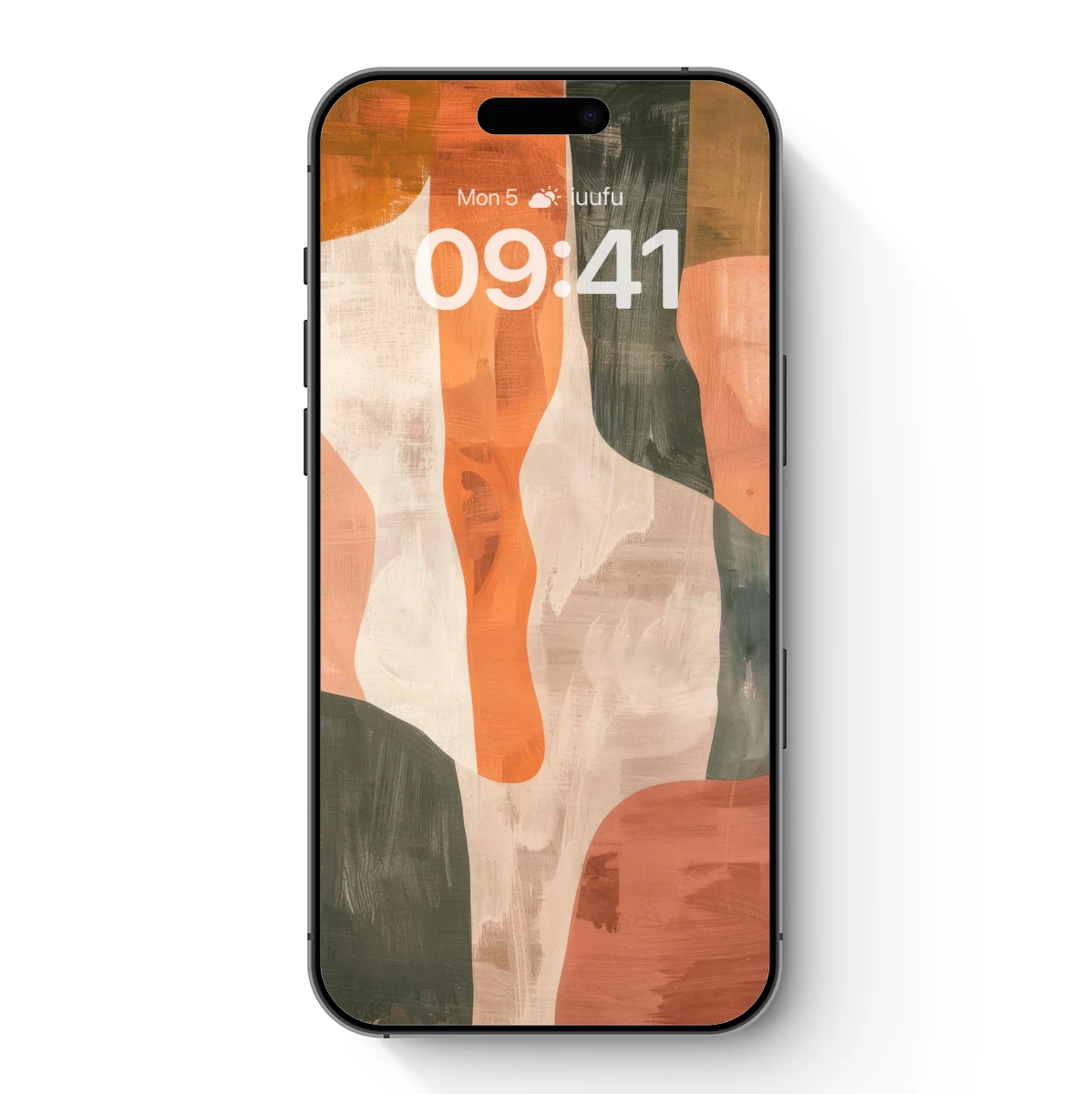 Abstract Terraforming: Earthy Tones Merge in Modern Canvas