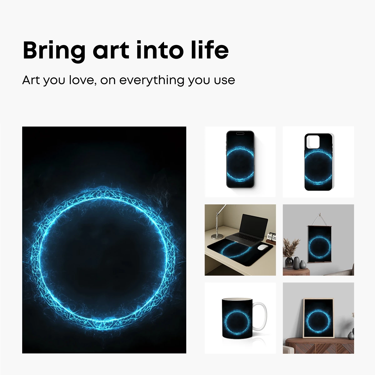 Ethereal Blue Energy Ring - Image 2