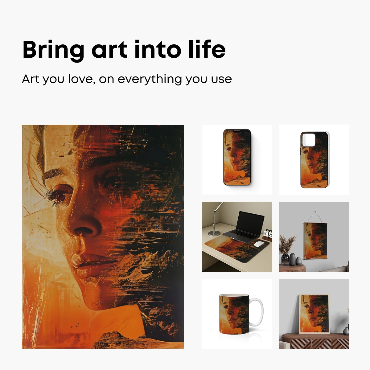 Desert Mirage: Face in the Sandstorm - Image 2