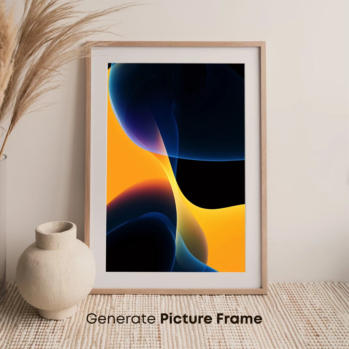 Ethereal Flow: Abstract Fusion of Light and Shadow - Image 7