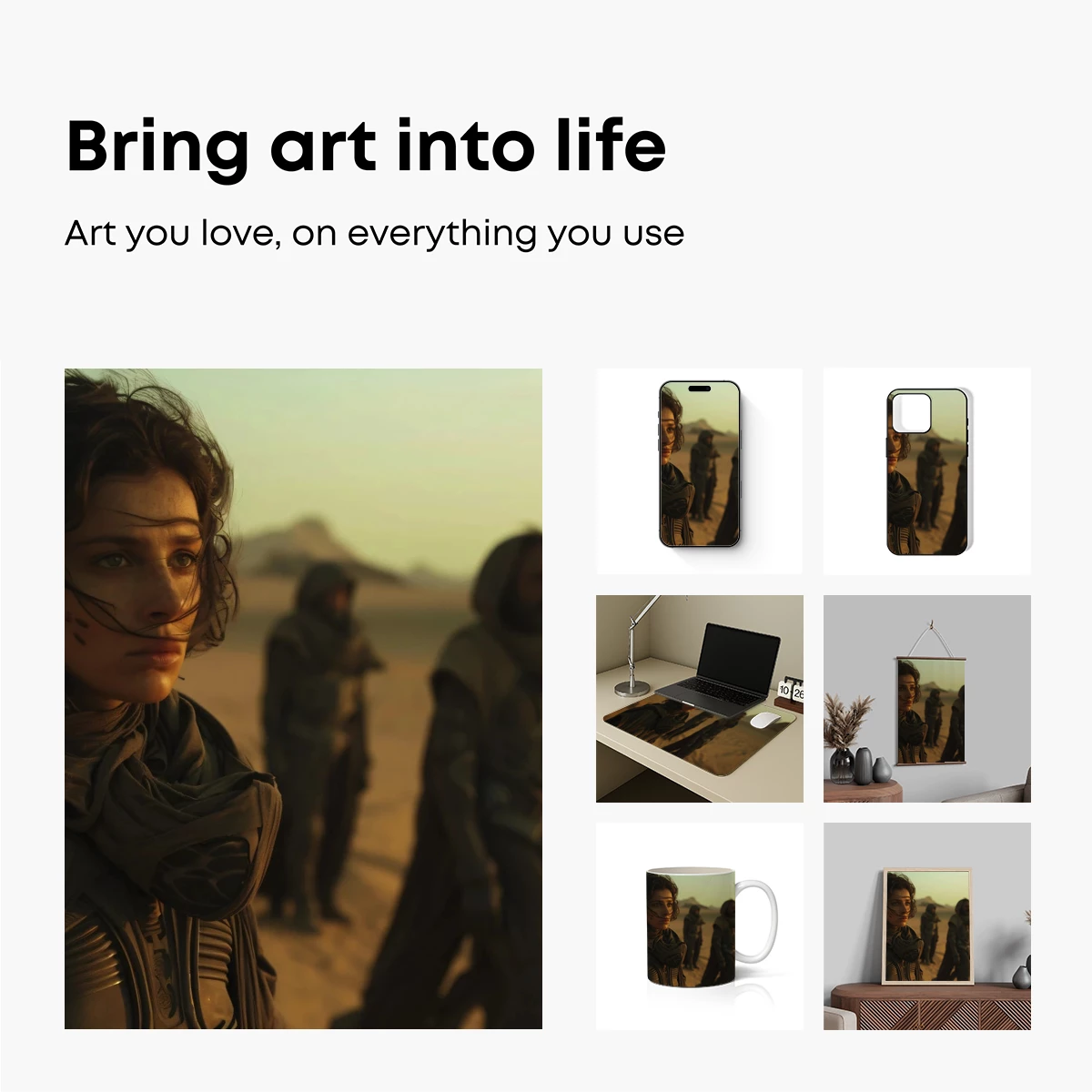 Desert Warriors: Wind-Swept Vigil in Sand - Image 2