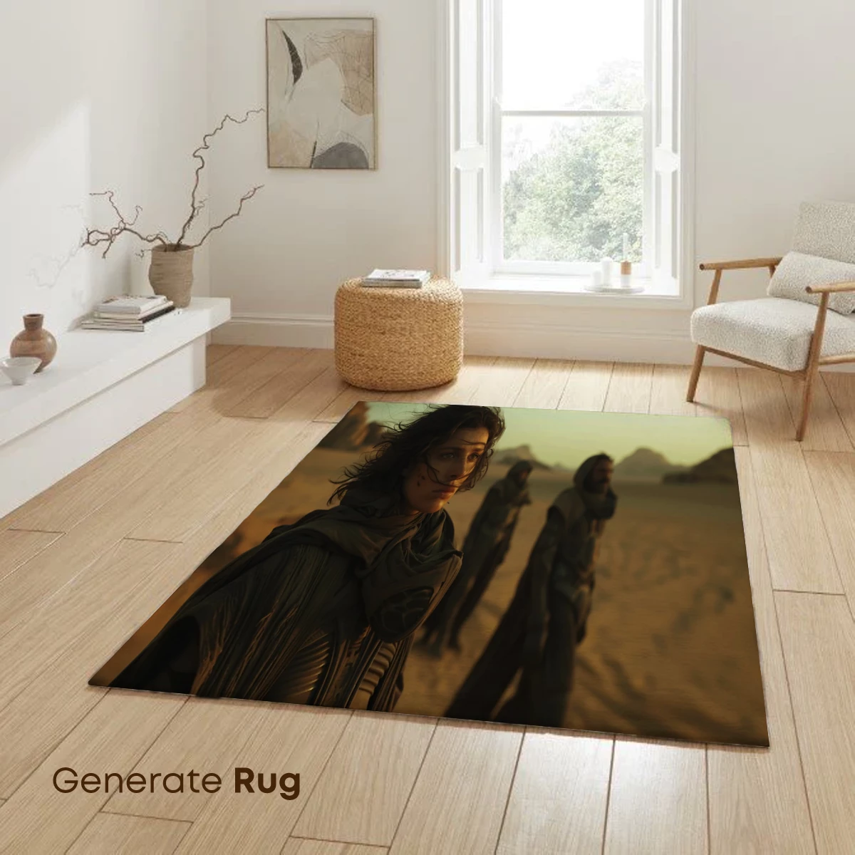 Desert Warriors: Wind-Swept Vigil in Sand - Image 6