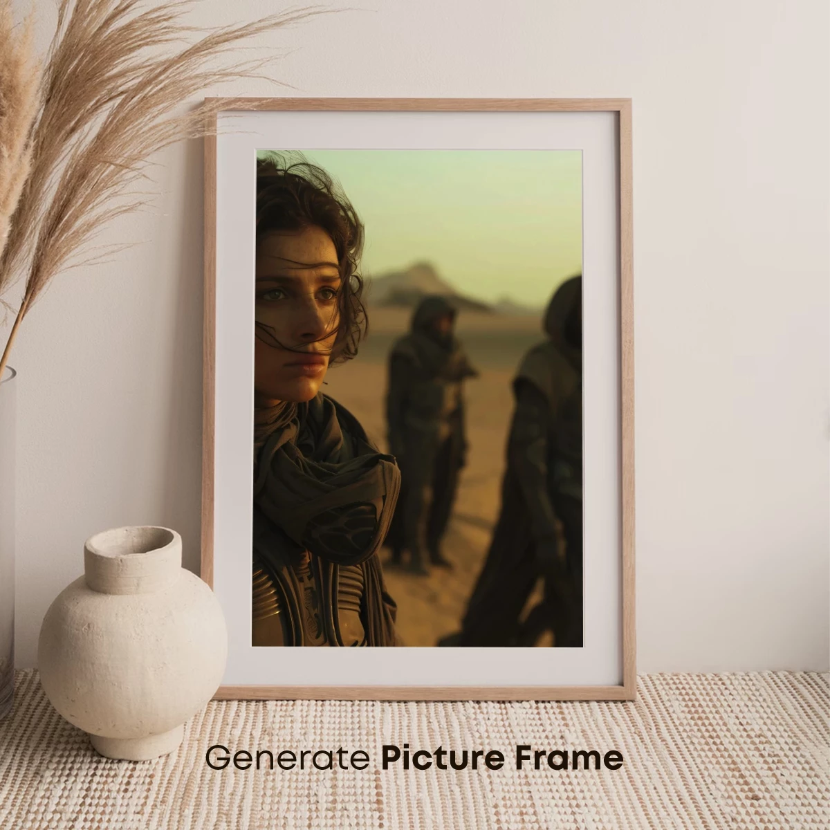 Desert Warriors: Wind-Swept Vigil in Sand - Image 7