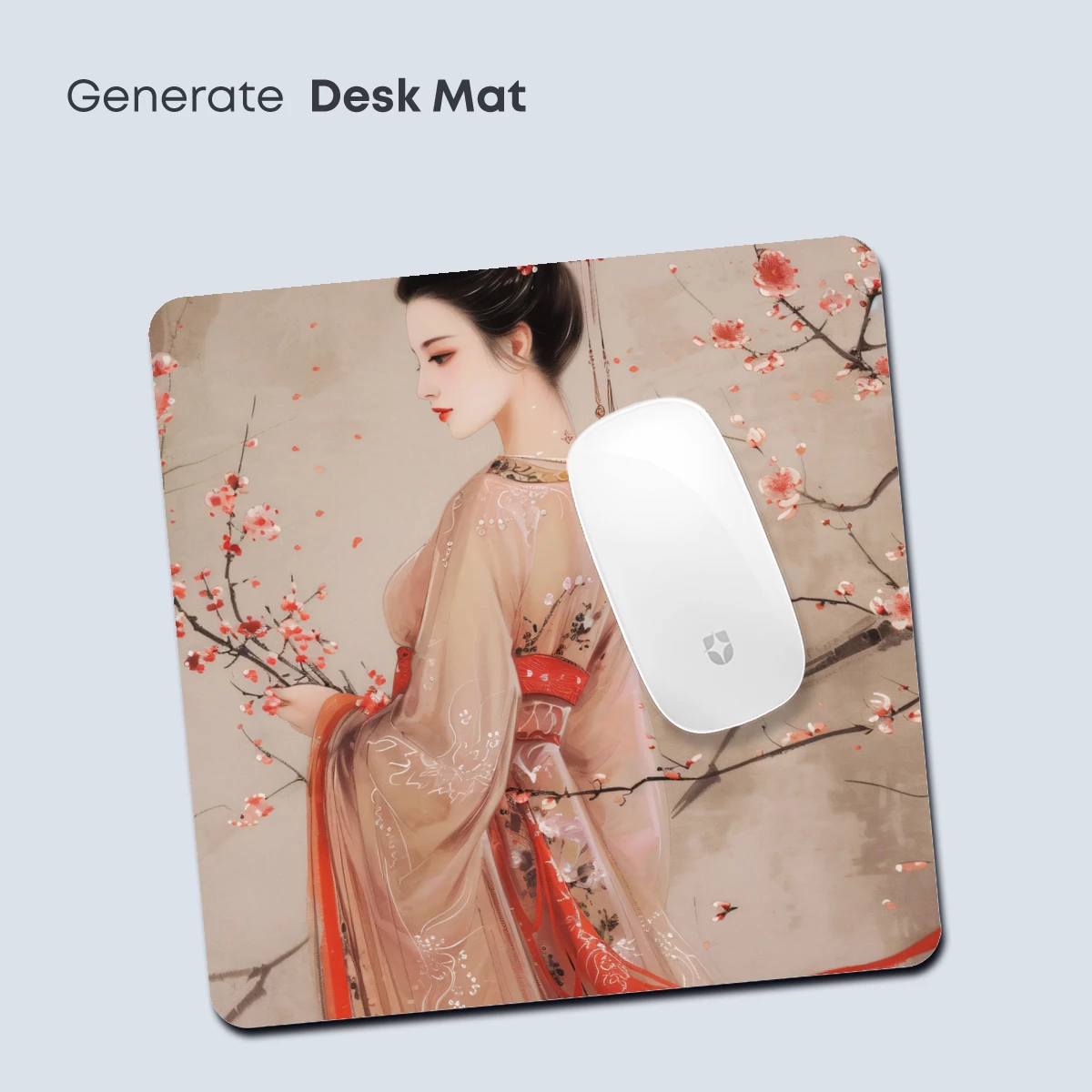 Elegant Hanfu Muse Amidst Blossoms - Image 4