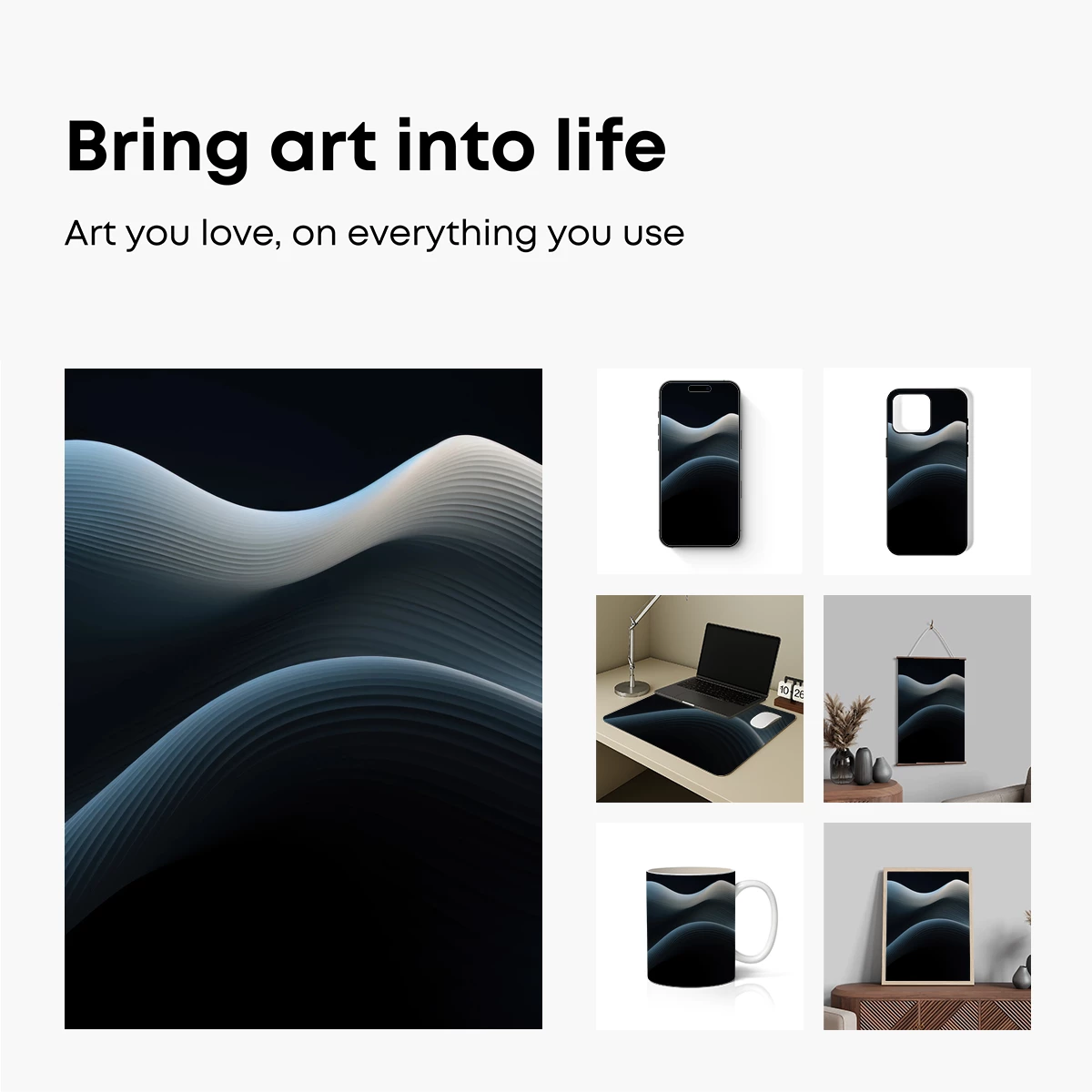 Ethereal Waveforms: A Symphony of Light and Shadow - Image 2