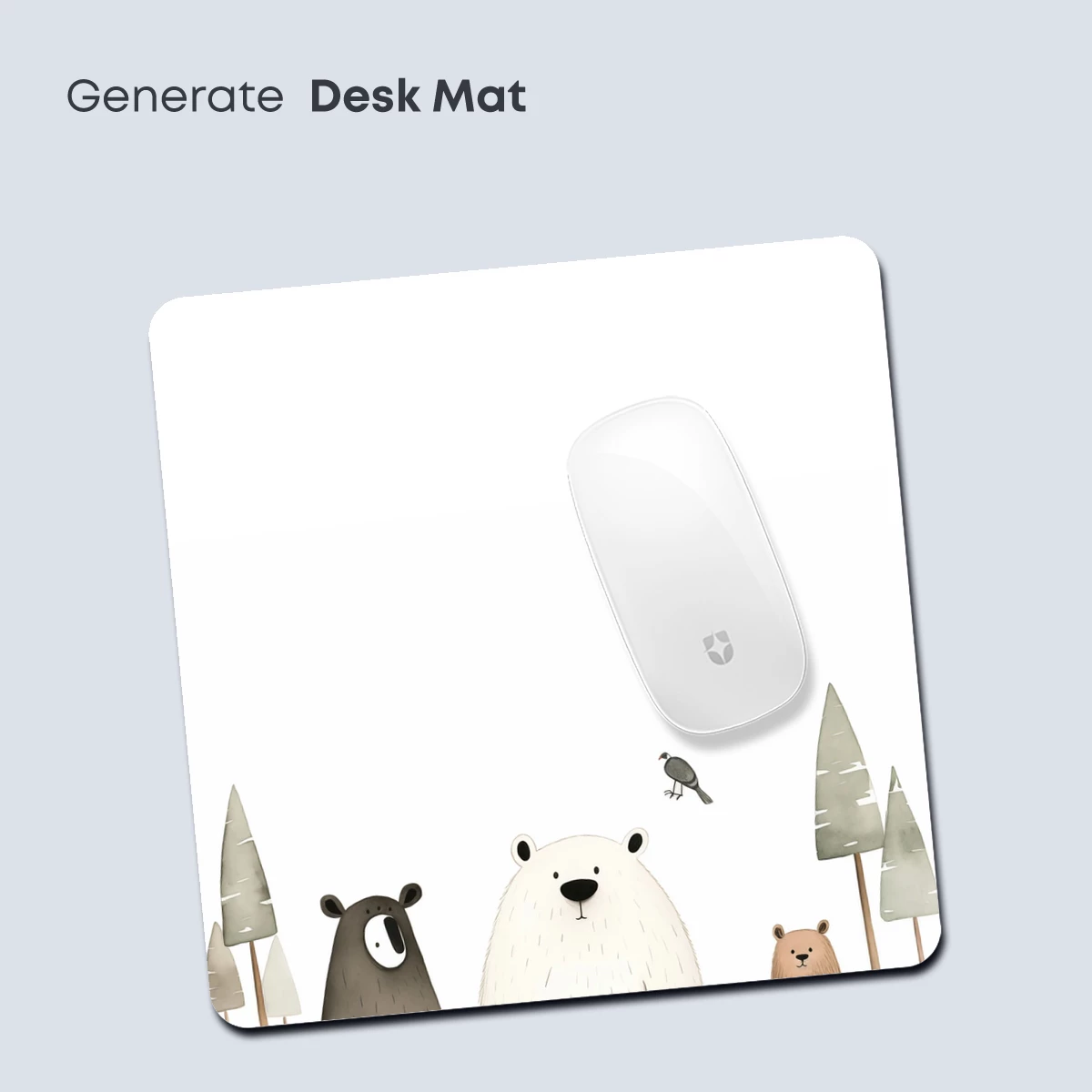 Forest Friends Gathering: Whimsical Bear Trio - Image 4
