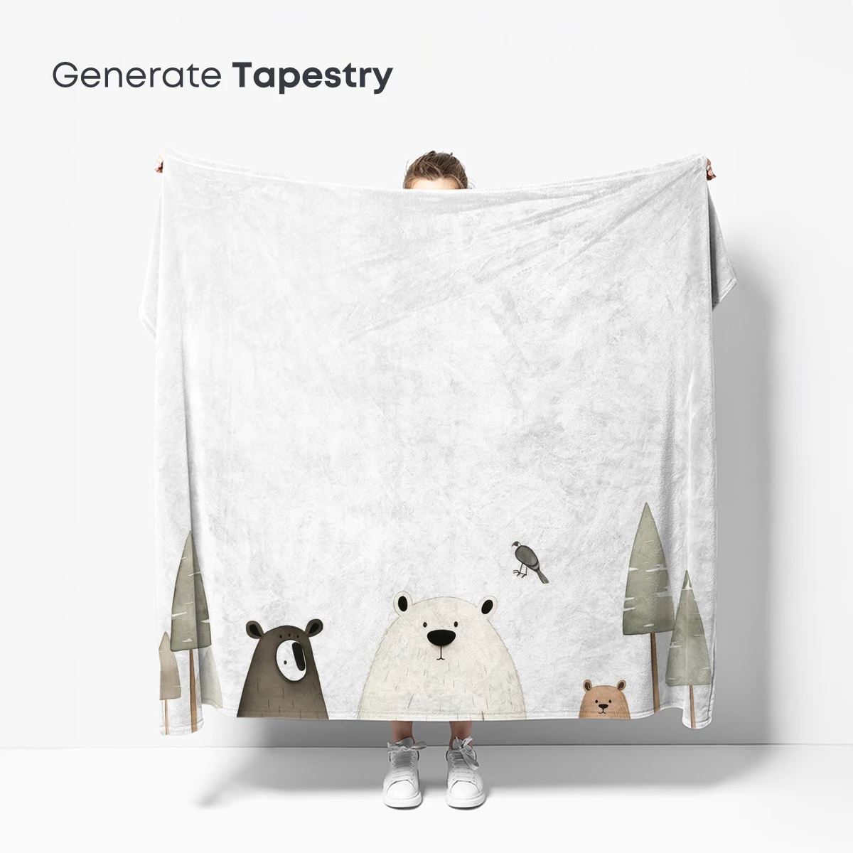 Forest Friends Gathering: Whimsical Bear Trio - Image 5