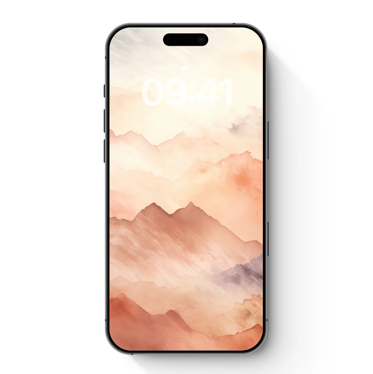 Pastel Mountain Mirage: Ethereal Peaks in Soft Hues