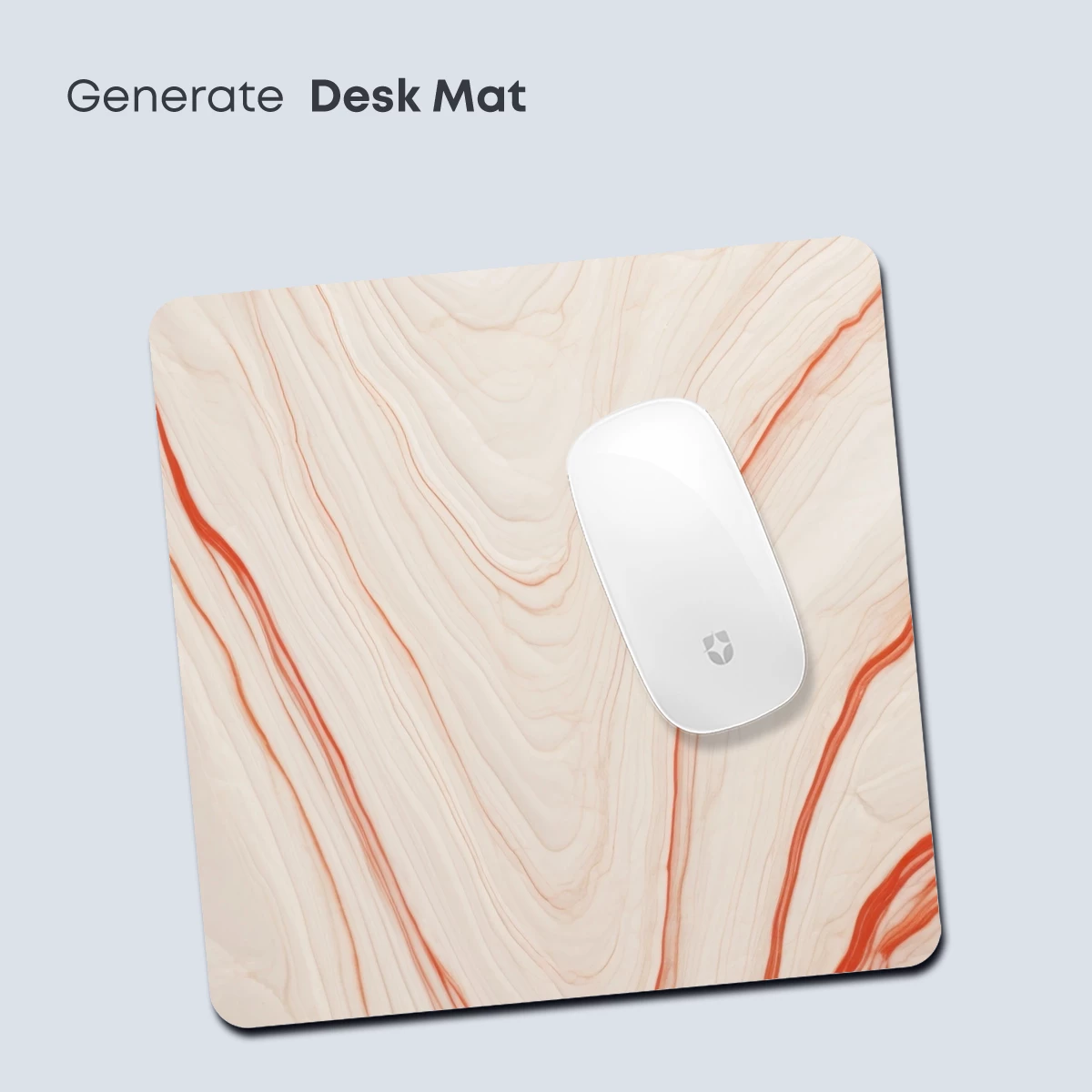 Crimson Veins in Cream Marble - Image 4