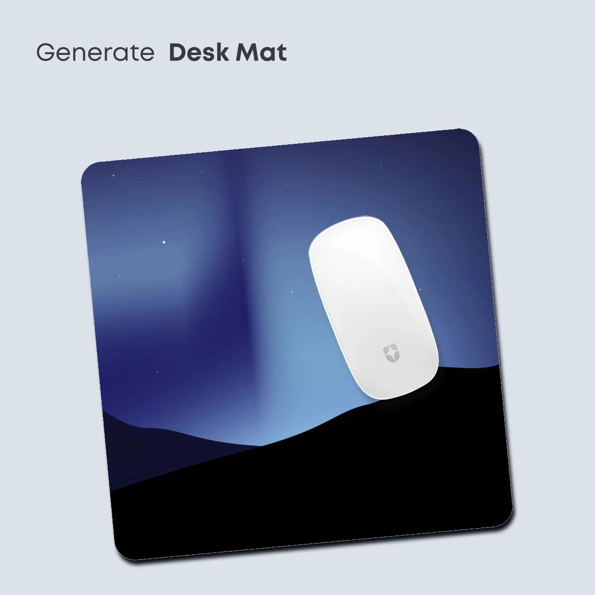 Ethereal Nightfall: A Celestial Beam Over Silhouetted Peaks - Image 4