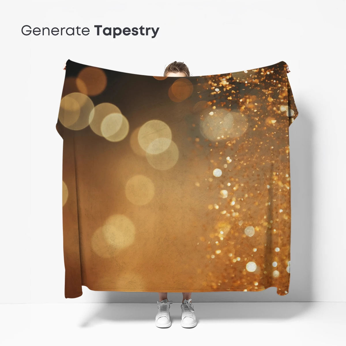 Golden Bokeh Symphony: A Cascade of Light - Image 5